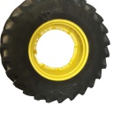 15"W x 28"D, Black 12-Hole Waffle Wheel (Groups of 3 bolts)