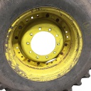 13"W x 28"D, John Deere Yellow 12-Hole Waffle Wheel (Groups of 3 bolts)