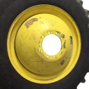 18"W x 42"D, John Deere Yellow 10-Hole Dolly Dual