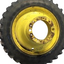 13"W x 46"D, John Deere Yellow 16-Hole Straddle Dual