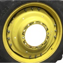 12"W x 38"D Waffle Wheel (Groups of 3 bolts) Rim with 12-Hole Center, John Deere Yellow