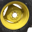 15"W x 28"D, John Deere Yellow 8-Hole Rim with Clamp/Loop Style (groups of 2 bolts)