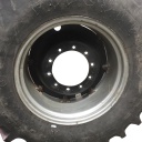 15"W x 28"D Rim with Clamp/Loop Style Rim with 10-Hole Center, Case IH Silver Mist/Black