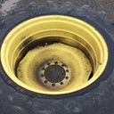 20.8/R38 BF Goodrich Power Saver Radial HT R-1 on John Deere Yellow 10-Hole Formed Plate 30%