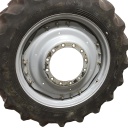 12"W x 38"D Waffle Wheel (Groups of 3 bolts) Rim with 12-Hole Center, Agco Corp Gray