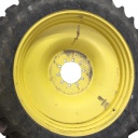 23"W x 38"D, John Deere Yellow 10-Hole Spun Disc