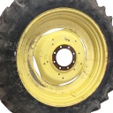 10"W x 42"D Stub Disc (groups of 2 bolts) Rim with 8-Hole Center, John Deere Yellow