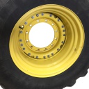 20"W x 30"D Waffle Wheel (Groups of 3 bolts) Rim with 12-Hole Center, John Deere Yellow