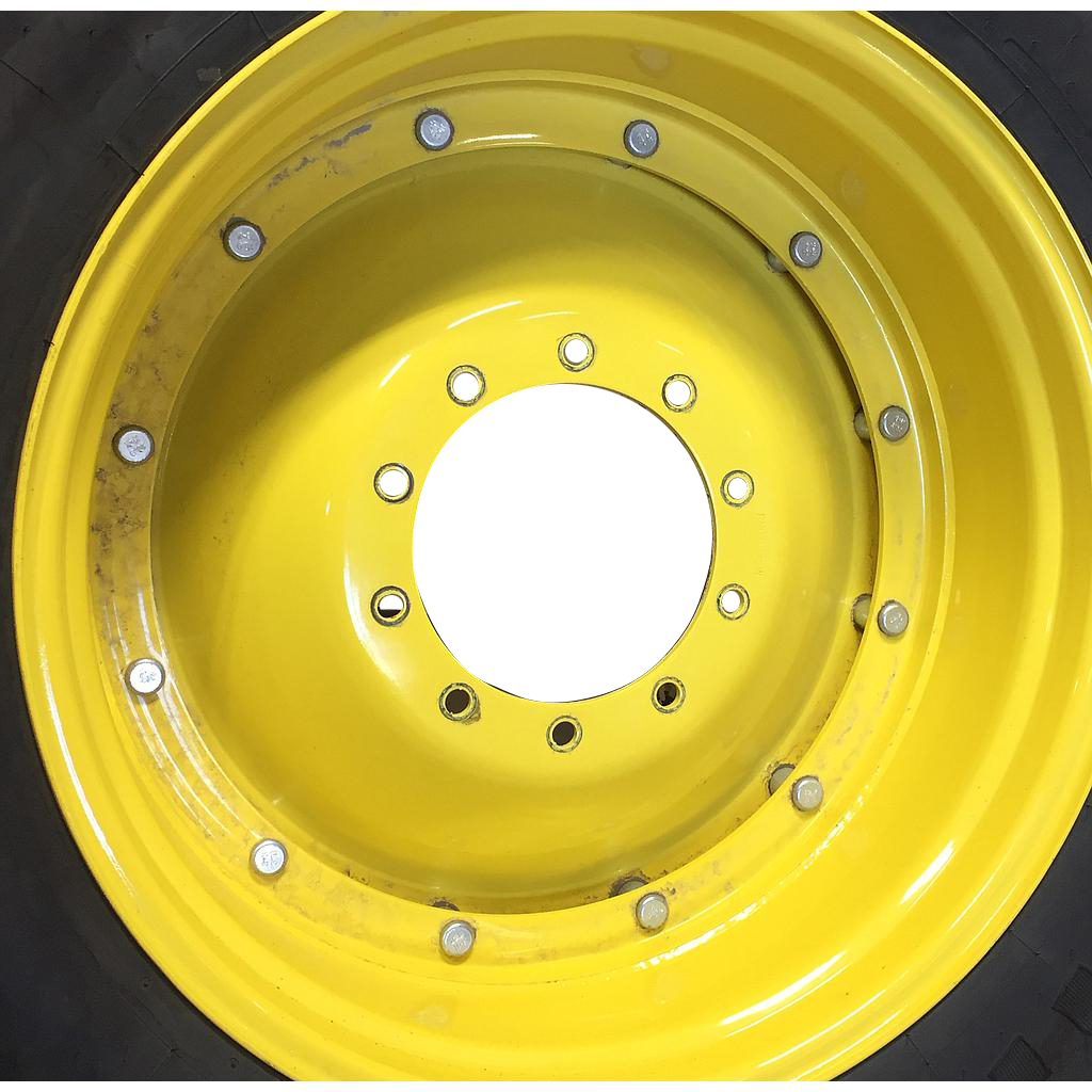 10-Hole Stub Disc Center for 34" Rim, John Deere Yellow