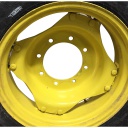 8-Hole Rim with Clamp/Loop Style (groups of 2 bolts) Center for 24" Rim, John Deere Yellow