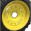 12"W x 54"D Stub Disc Rim with 10-Hole Center, John Deere Yellow