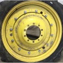 10"W x 42"D Stub Disc Rim with 10-Hole Center, John Deere Yellow