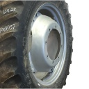 12"W x 28"D, Case IH Silver Mist 8-Hole Rim with Clamp/Loop Style (groups of 2 bolts)