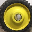 380/90R54 Firestone Radial 9000 R-1W on John Deere Yellow 10-Hole Spun Disc 80%