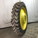 380/90R54 Firestone Radial 9000 R-1W on John Deere Yellow 10-Hole Spun Disc 80%