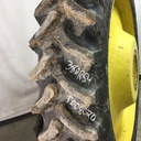 380/90R54 Firestone Radial 9000 R-1W on John Deere Yellow 10-Hole Spun Disc 80%