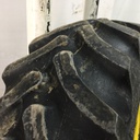 420/90R30 Firestone Radial All Traction FWD R-1 on John Deere Yellow 12-Hole Waffle Wheel (Groups of 3 bolts) 60%