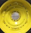 10"W x 42"D Waffle Wheel (Groups of 3 bolts) Rim with 10-Hole Center, John Deere Yellow