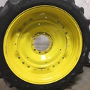 10"W x 42"D Waffle Wheel (Groups of 3 bolts) Rim with 10-Hole Center, John Deere Yellow