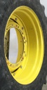 15"W x 34"D Stub Disc Rim with 12-Hole Center, John Deere Yellow