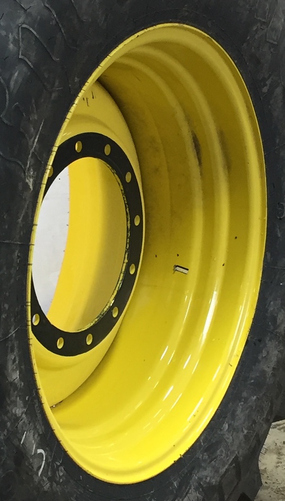 20"W x 34"D, John Deere Yellow 12-Hole Formed Plate