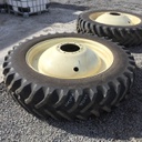 420/80R46 Goodyear Farm Dyna Torque Radial R-1 on Cream 10-Hole Dolly Dual 85%