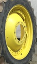 10"W x 34"D Waffle Wheel (Groups of 3 bolts) Rim with 10-Hole Center, John Deere Yellow