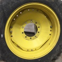 10"W x 34"D Waffle Wheel (Groups of 3 bolts) Rim with 10-Hole Center, John Deere Yellow