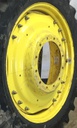 10"W x 38"D Waffle Wheel (Groups of 3 bolts) Rim with 12-Hole Center, John Deere Yellow