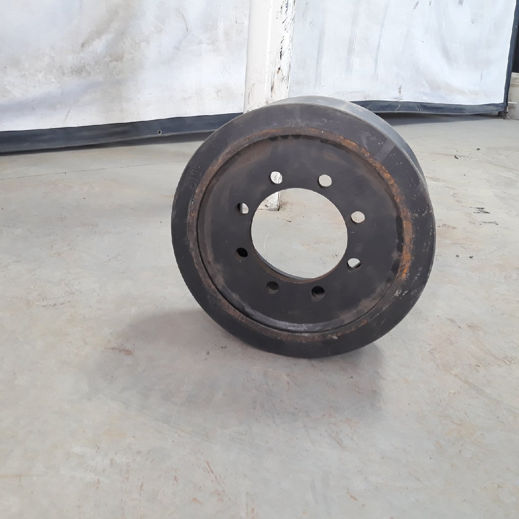 5.5" Wide Mid-Roller Bogie Wheel for AGCO Challanger Tractors Series MT700/MT800, Narrow, Solideal, Bolt-On(Poly)