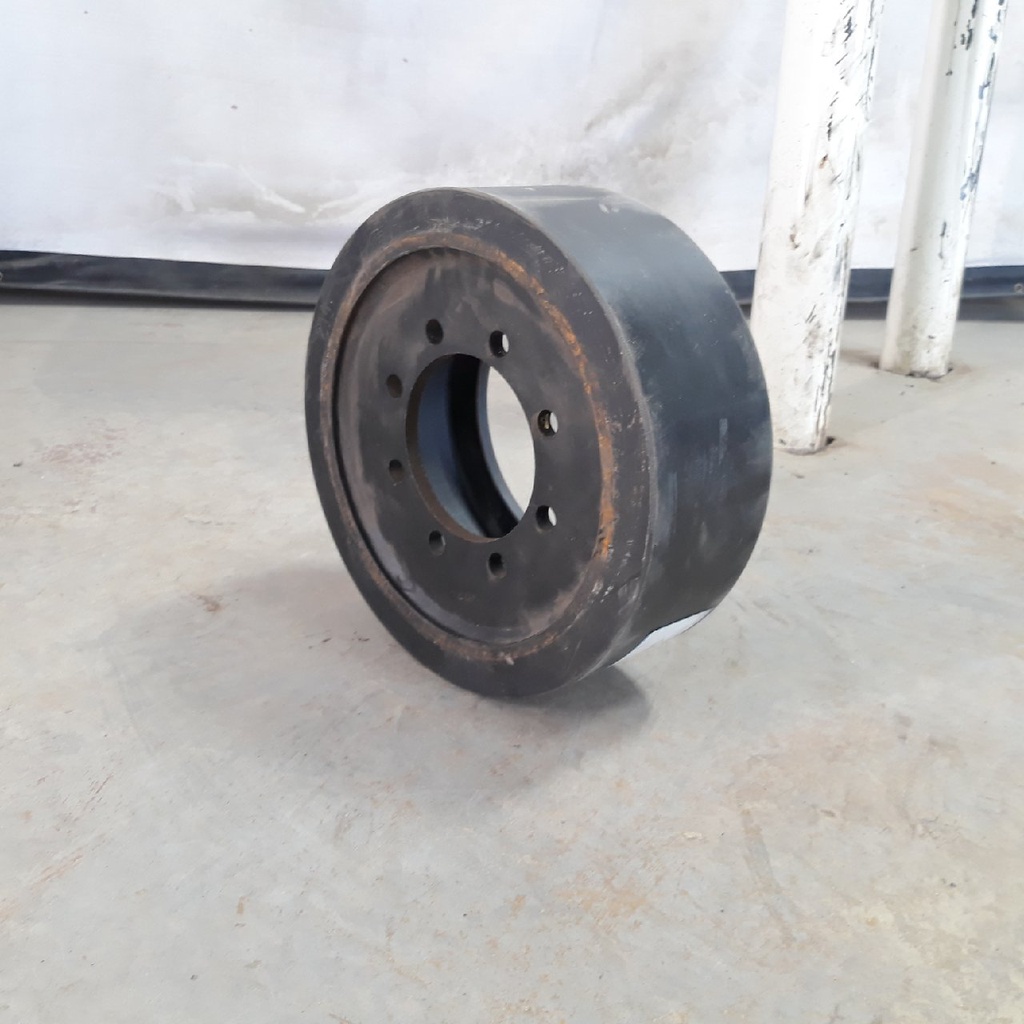 5.5" Wide Mid-Roller Bogie Wheel for AGCO Challanger Tractors Series MT700/MT800, Narrow, Solideal, Bolt-On(Poly)