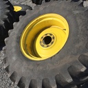 18.4/R26 Firestone Radial All Traction FWD R-1 on John Deere Yellow 8-Hole Formed Plate 90%