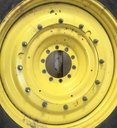 12"W x 50"D Stub Disc Rim with 10-Hole Center, John Deere Yellow