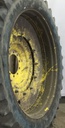 12"W x 54"D Stub Disc Rim with 10-Hole Center, John Deere Yellow