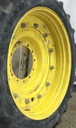 10"W x 42"D Stub Disc Rim with 12-Hole Center, John Deere Yellow