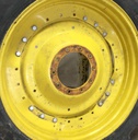 10"W x 42"D Waffle Wheel (Groups of 3 bolts) Rim with 10-Hole Center, John Deere Yellow