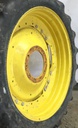 10"W x 42"D Waffle Wheel (Groups of 3 bolts) Rim with 10-Hole Center, John Deere Yellow