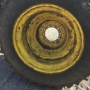 18.4/R42 Firestone Radial All Traction 23 R-1 on John Deere Yellow 10-Hole Straddle Dual 75%