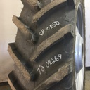 480/80R50 Michelin AgriBib 2 R-1W on Case IH Silver Mist 10-Hole Formed Plate W/Weight Holes 95%