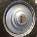 480/80R50 Michelin AgriBib 2 R-1W on Case IH Silver Mist 10-Hole Formed Plate W/Weight Holes 95%