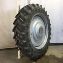 480/80R50 Michelin AgriBib 2 R-1W on Case IH Silver Mist 10-Hole Formed Plate W/Weight Holes 99%