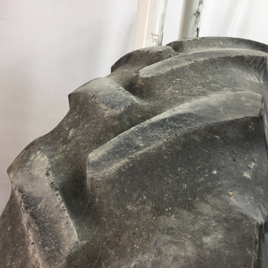 480/80R50 Goodyear Farm DT800 Super Traction R-1W on John Deere Yellow 12-Hole Stub Disc 40%