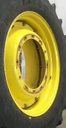 15"W x 34"D Stub Disc Rim with 12-Hole Center, John Deere Yellow