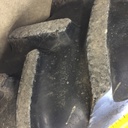 480/80R50 Goodyear Farm DT800 Super Traction R-1W on John Deere Yellow 12-Hole Stub Disc 80%