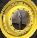 15"W x 34"D Waffle Wheel (Groups of 3 bolts) Rim with 12-Hole Center, John Deere Yellow