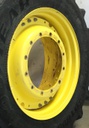 15"W x 34"D Waffle Wheel (Groups of 3 bolts) Rim with 12-Hole Center, John Deere Yellow