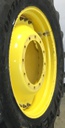 15"W x 34"D Waffle Wheel (Groups of 3 bolts) Rim with 12-Hole Center, John Deere Yellow