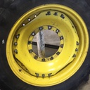 13"W x 34"D Waffle Wheel (Groups of 3 bolts) Rim with 12-Hole Center, John Deere Yellow