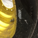 420/90R30 Goodyear Farm Special Sure Grip Radial TD8 R-2 on John Deere Yellow 10-Hole Waffle Wheel (Groups of 3 bolts) 70%