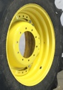 15"W x 30"D Waffle Wheel (Groups of 3 bolts) Rim with 10-Hole Center, John Deere Yellow